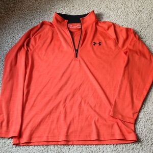 Under Armour Men's Vibrant Orange Quarter-Zip Jacket